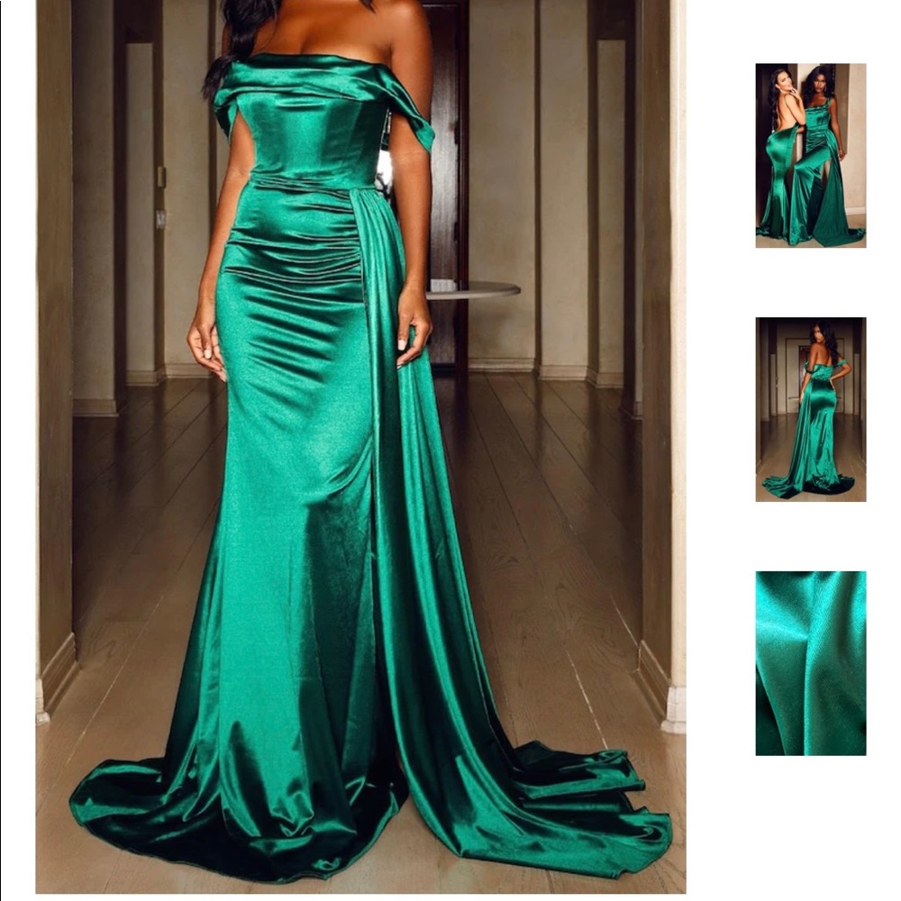 Special Occasion Dress - Emerald Green